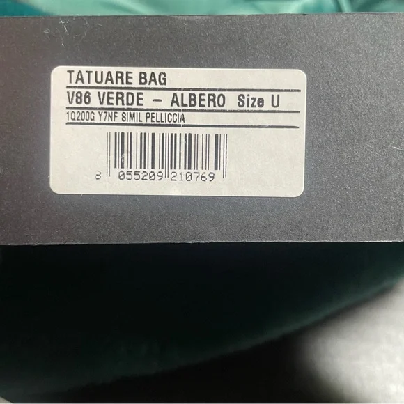 GREAT GIFT! HOST PICK!! BNWT Pinko Debossed faux fur plush tote green PRICE FIRM - Picture 9 of 16